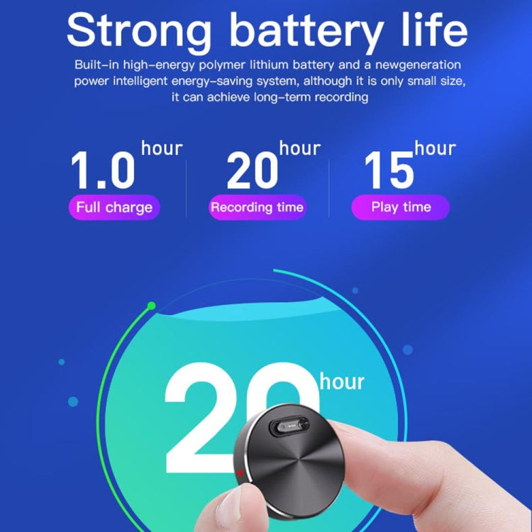 Q37 Grabadora de voz HD inteligente con reducción de ruido, 4GB, 8GB, 16GB, 32GB