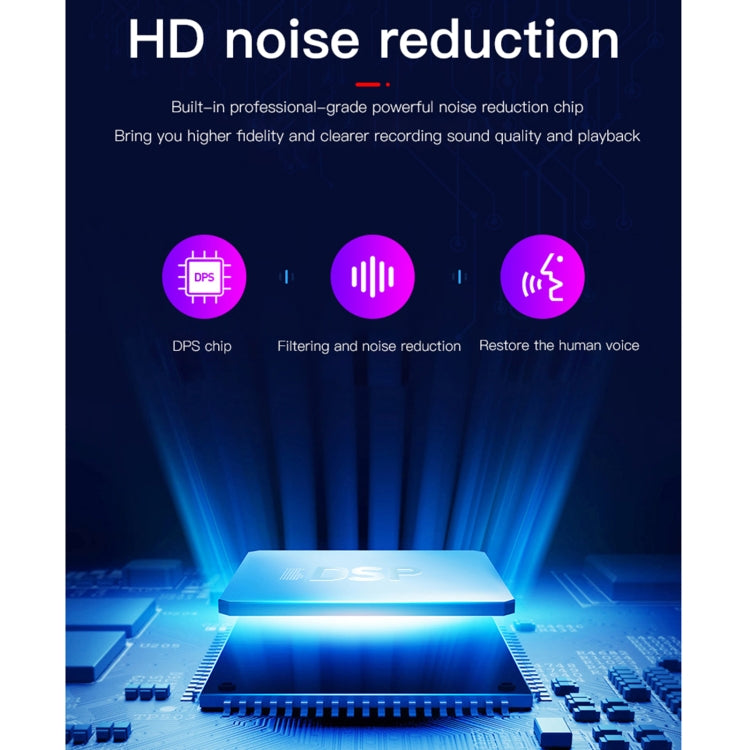 Grabadora inteligente de control de voz con reducción de ruido de alta definición Q39 AI, 4GB, 8GB, 16GB, 32GB
