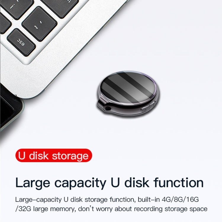 Grabadora inteligente de control de voz con reducción de ruido de alta definición Q39 AI, 4GB, 8GB, 16GB, 32GB