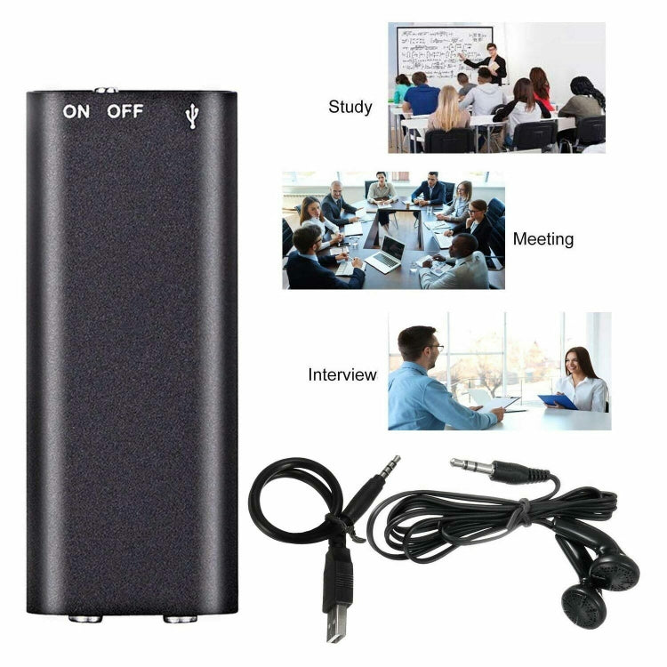 Grabadora inteligente de control de voz con reducción de ruido de alta definición X2 AI, 4GB, 8GB, 16GB, 32GB