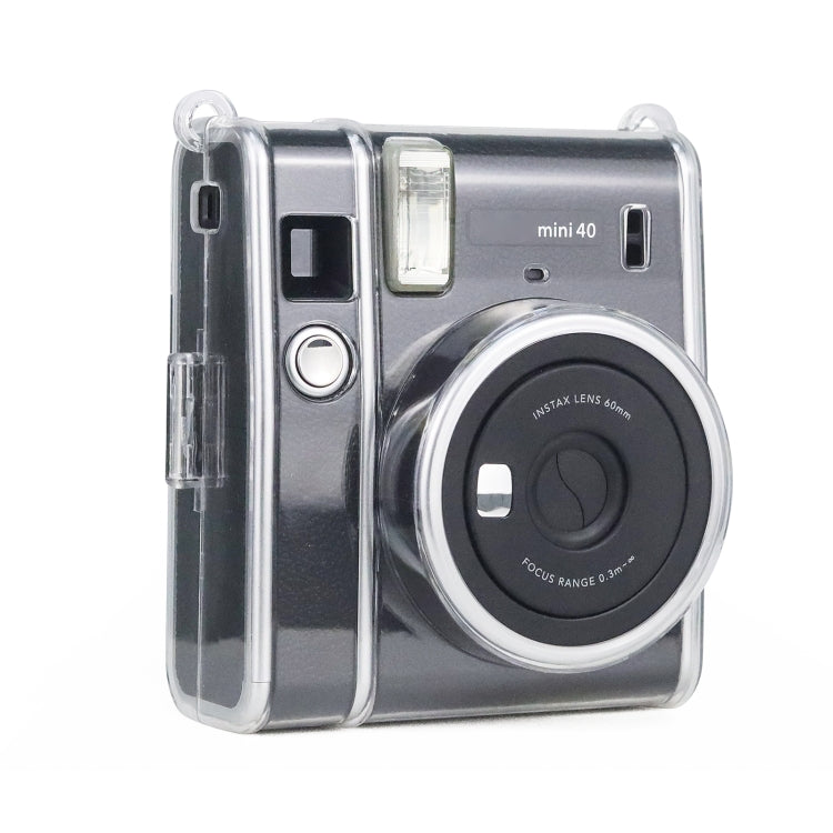 Estuche protector de cristal con correa, For FUJIFILM Instax mini 40, For FUJIFILM Instax mini 7+