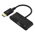 D45 3 en 1 HDMI a HDMI + VGA + Cable convertidor de audio 3.5, D45