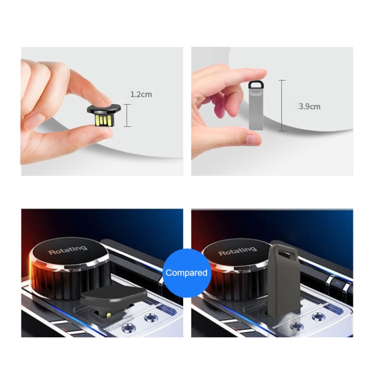 Interfaz USB para automóvil Mini disco U de metal, 16GB, 32GB, 64GB