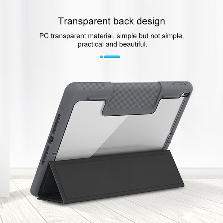 Mutural Horizontal Flip PC + TPU + PU Funda de cuero con soporte y ranura para bolígrafo, For iPad 10.2, For iPad 9.7, For iPad Pro 10.5, For iPad Pro 11 inch (2018)