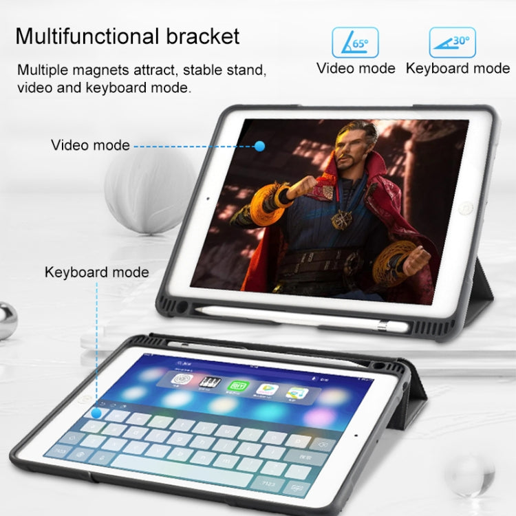 Mutural Horizontal Flip PC + TPU + PU Funda de cuero con soporte y ranura para bolígrafo, For iPad 10.2, For iPad 9.7, For iPad Pro 10.5, For iPad Pro 11 inch (2018)