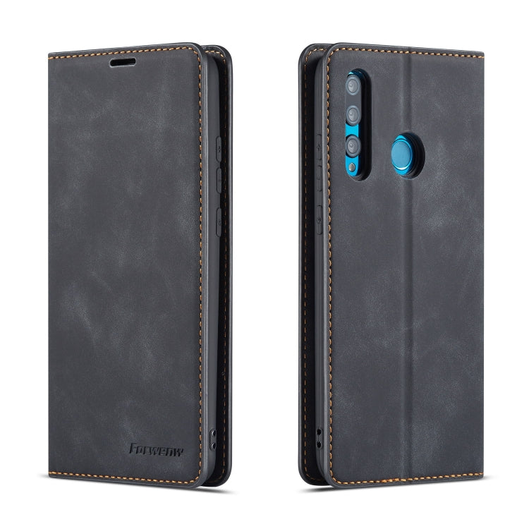 Forwenw Dream Series Oil Edge Fuerte magnetismo Funda de cuero con tapa horizontal con soporte y ranuras para tarjetas y billetera y marco de fotos, For Huawei P Smart+ (2019), For Huawei Mate 20, For Huawei Mate 20 Pro, For Huawei Mate 20 Lite        ...