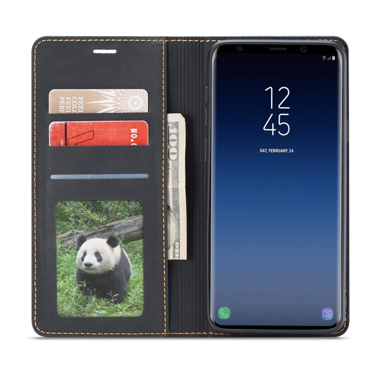 Forwenw Dream Series Oil Edge Fuerte magnetismo Funda de cuero con tapa horizontal con soporte y ranuras para tarjetas y billetera y marco de fotos, For Galaxy S9+, For Galaxy S10, For Galaxy S10+, For Galaxy S10e, For iPhone 6s / 6                    ...