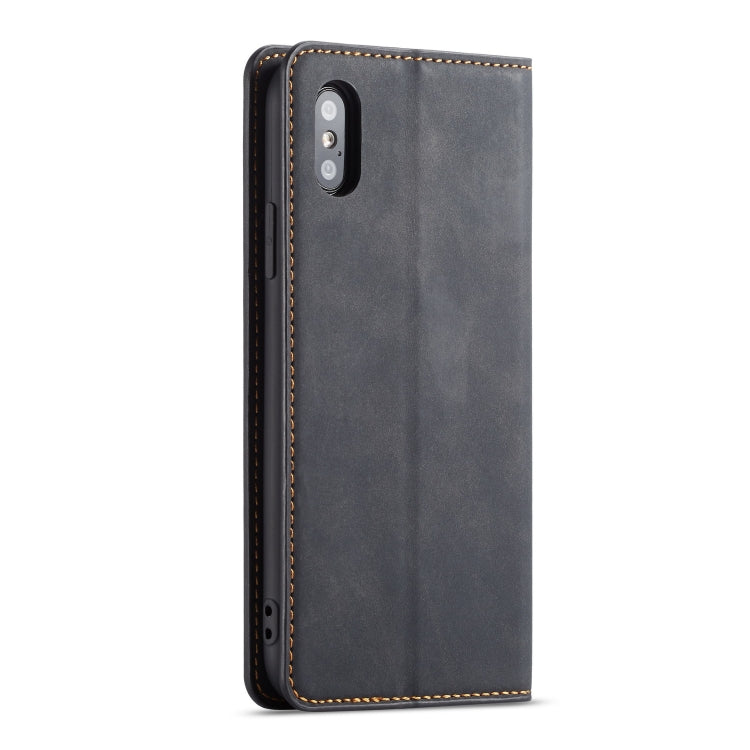 Forwenw Dream Series Oil Edge Fuerte magnetismo Funda de cuero con tapa horizontal con soporte y ranuras para tarjetas y billetera y marco de fotos, For iPhone XS Max, For iPhone XS / X, For Xiaomi Redmi Note 7, For Xiaomi Redmi Note 7 Pro             ...