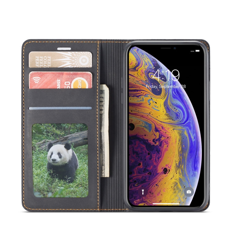 Forwenw Dream Series Oil Edge Fuerte magnetismo Funda de cuero con tapa horizontal con soporte y ranuras para tarjetas y billetera y marco de fotos, For iPhone XS Max, For iPhone XS / X, For Xiaomi Redmi Note 7, For Xiaomi Redmi Note 7 Pro             ...