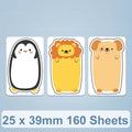 Papel de etiqueta de impresión térmica para NiiMbot D101 / D11, 25 x 39mm 160 Sheets, 14 x 60mm 110 Sheets, 25 x 60mm 110 Sheets, 20 x 75mm 90 Sheets