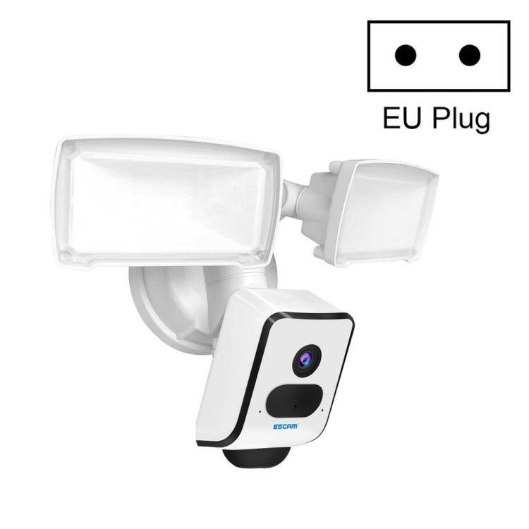 ESCAM QF612 Cámara IP WiFi de 3 MP y reflector, compatible con visión nocturna/detección PIR, QF612