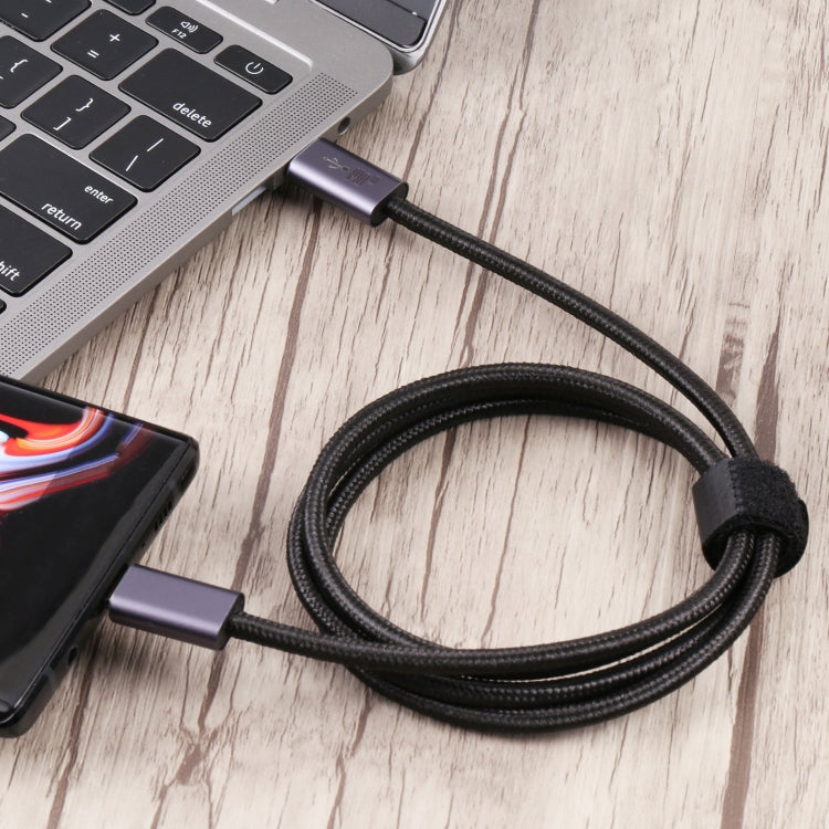 Cable de datos trenzado USB-C/tipo C macho a USB-C/tipo C macho de 140 W, 1m, 1.5m, 2m