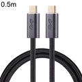 Cable de datos trenzado USB-C/tipo C macho a USB-C/tipo C macho de 20 Gbps, 0.5m, 1m, 1.5m, 2m, 3m