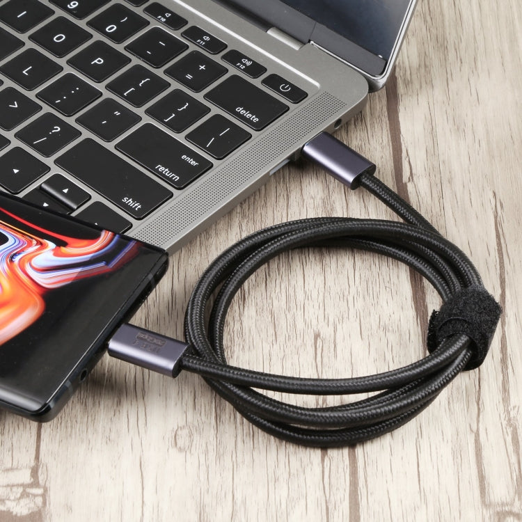 Cable de datos trenzado USB 4 USB-C/Tipo-C macho a USB-C/Tipo-C macho de 20 Gbps, 0.5m, 1m, 1.5m, 2m, 3m
