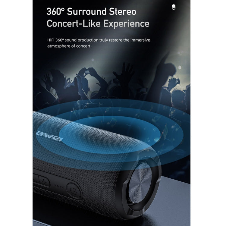awei Y669 Altavoz Bluetooth inalámbrico TWS a prueba de agua para exteriores