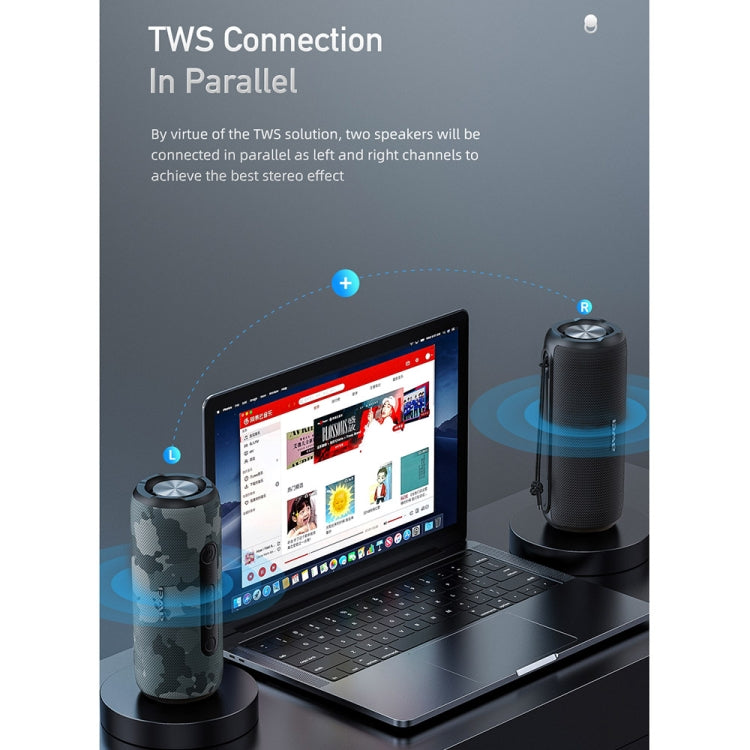 awei Y669 Altavoz Bluetooth inalámbrico TWS a prueba de agua para exteriores