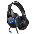 awei GM-1 USB + Auriculares para juegos con luz ambiental de 3,5 mm con micrófono, GM-1