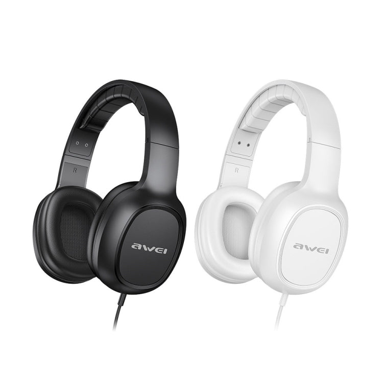 Auriculares estéreo con cable awei GM-6 de 3,5 mm, GM-6(Black), GM-6(White)