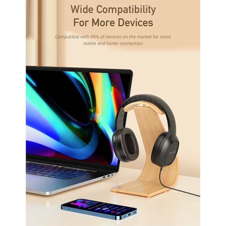 Auriculares estéreo con cable awei GM-6 de 3,5 mm, GM-6(Black), GM-6(White)