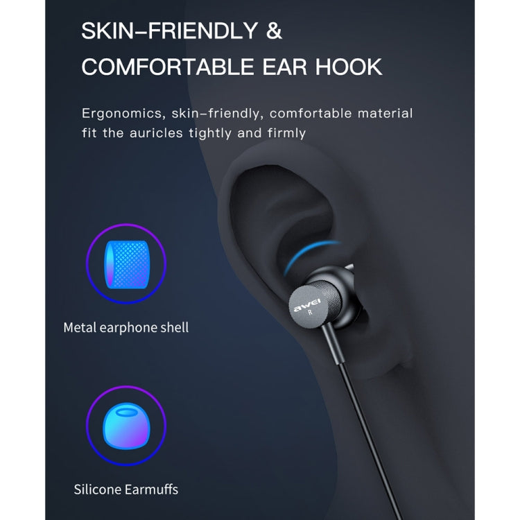 awei ES-180i In-ear E-sports Auricular con cable y micrófono, ES-180i