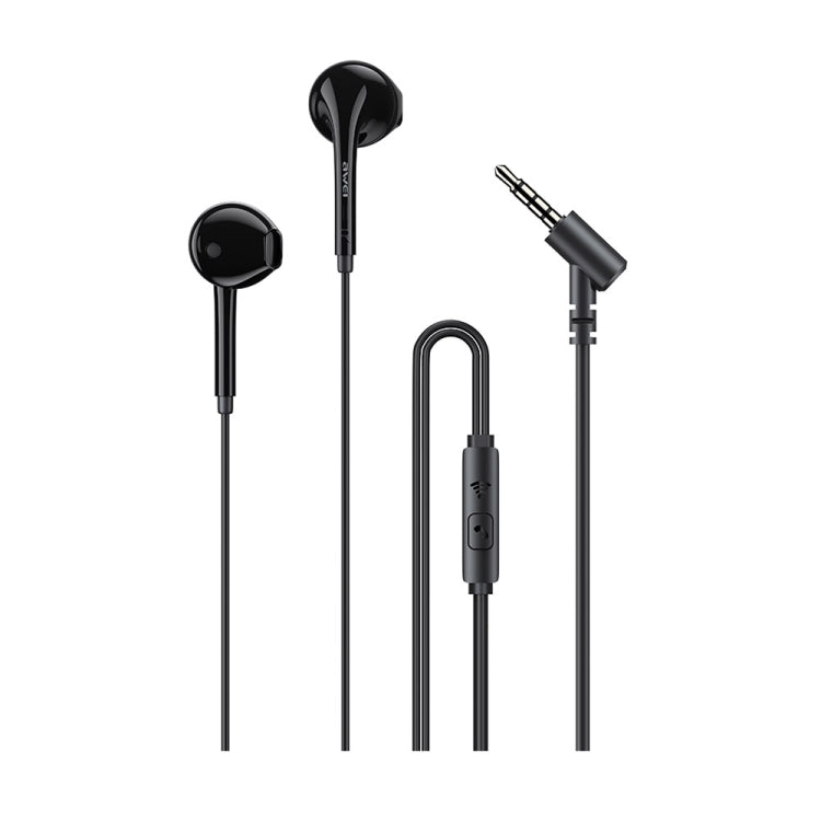 awei PC-7 Mini Stereo Semi In-ear Auricular con cable, PC-7(Black), PC-7(White)
