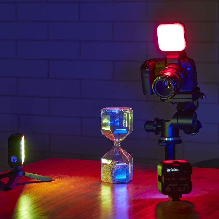 Luz de relleno para grabación de vídeo LED Godox LED-6R RGB, LED-6R