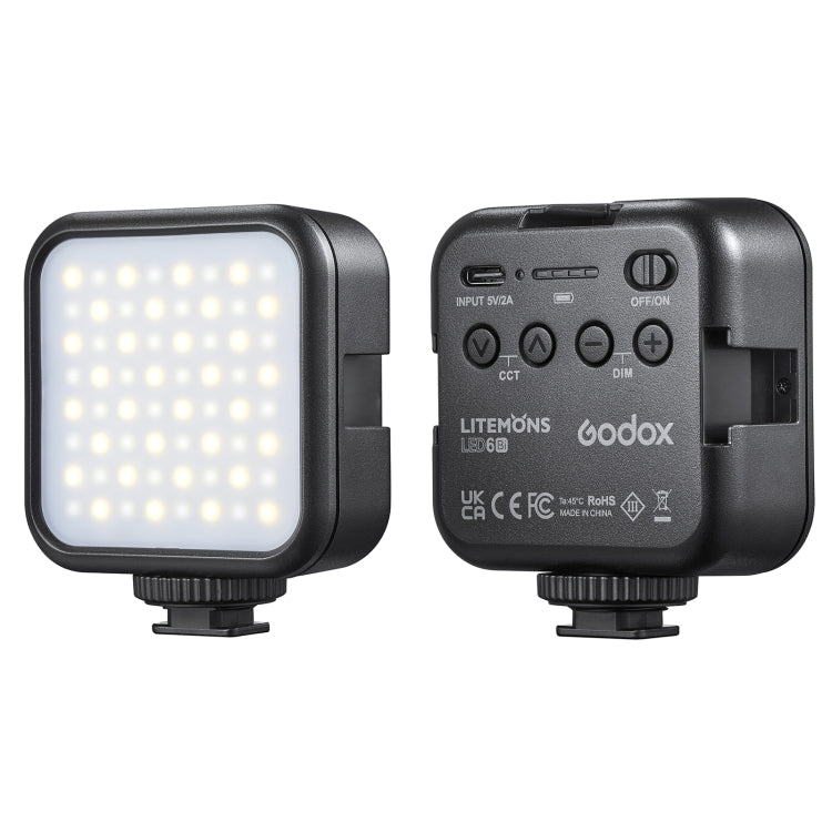 Luz LED para grabación de vídeo Godox LED-6BI, LED-6BI