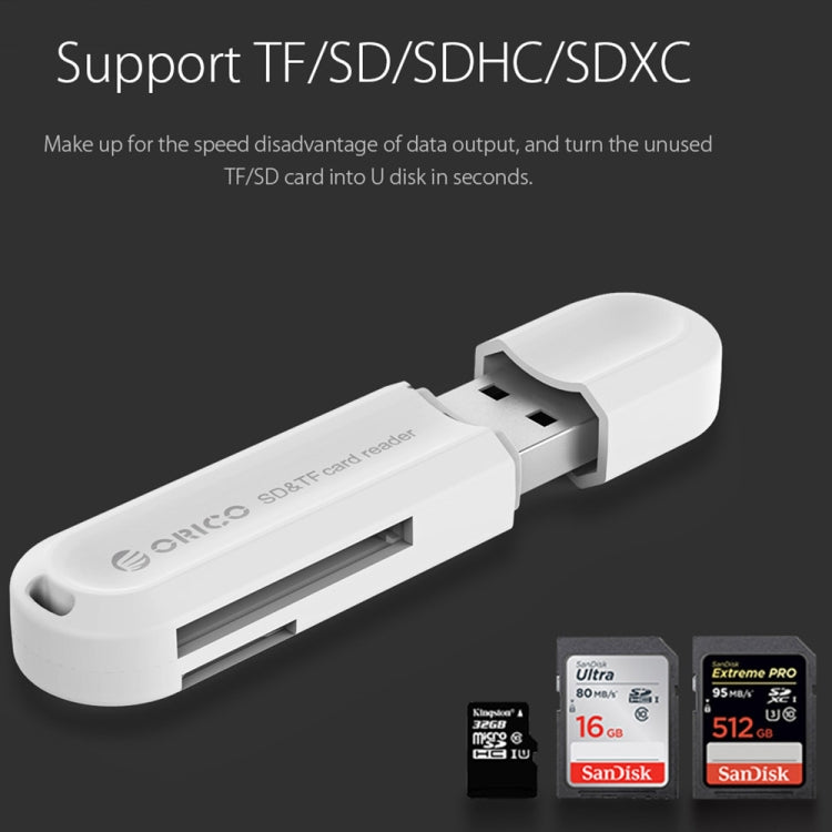 Lector de tarjetas ORICO CRS21 USB3.0 TF / SD