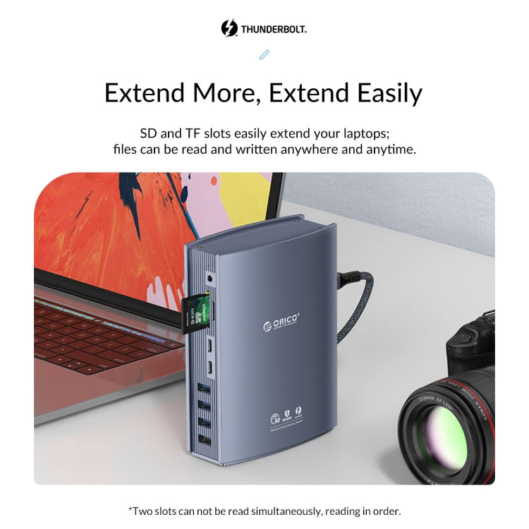 Estación de acoplamiento ORICO TB3-S3 Thunderbolt 3, TB3-S3