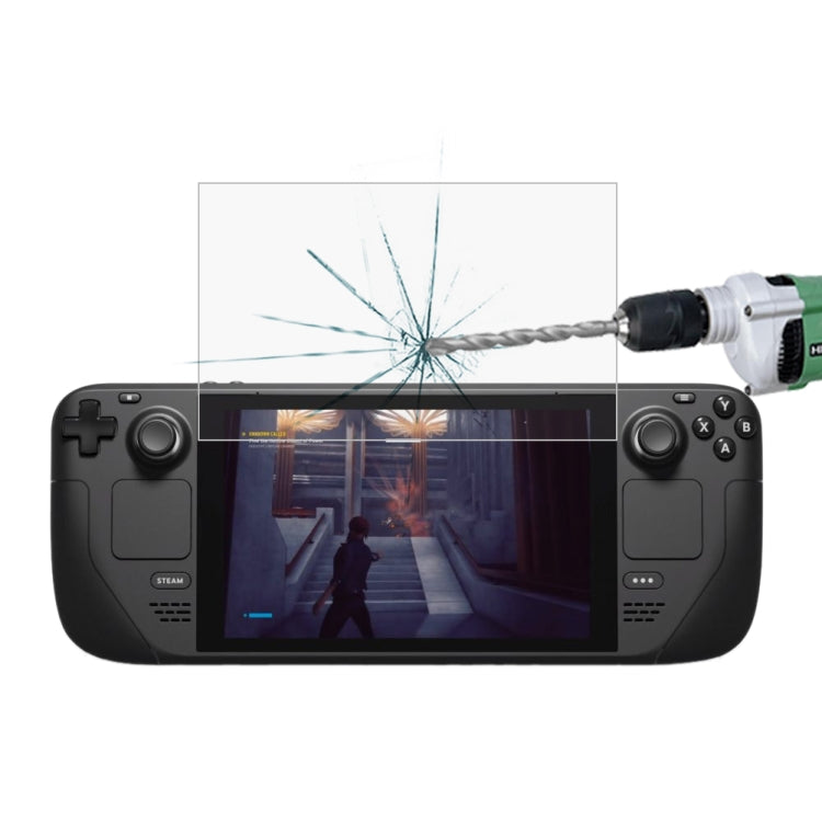 Película de vidrio templado 9H 2.5D de 0,26 mm, For Deck Game Console (1 PC)