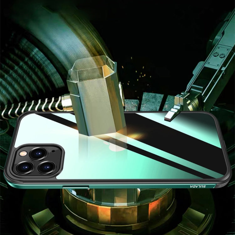 Marco de metal SULADA + Nano Glass + TPU Phone Case, For iPhone 13 mini, For iPhone 13, For iPhone 13 Pro, For iPhone 13 Pro Max
