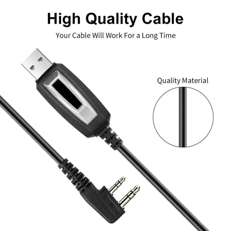 RETEVIS J9110P Cable de programación USB dedicado para la serie RT3S EDA0014386 / EDA0014407, J9110P