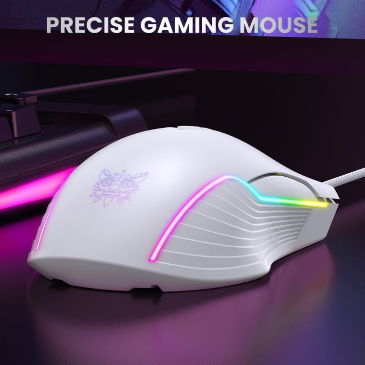 Ratón con cable ONIKUMA CW905 RGB con iluminación, CW905 Wired Mouse(Red Orange Green), CW905 Wired Mouse(Purple), CW905 Wired Mouse(White), CW905 Wired Mouse(Pink), CW905 Wired Mouse(Black), CW905 Wired Mouse(Peach)