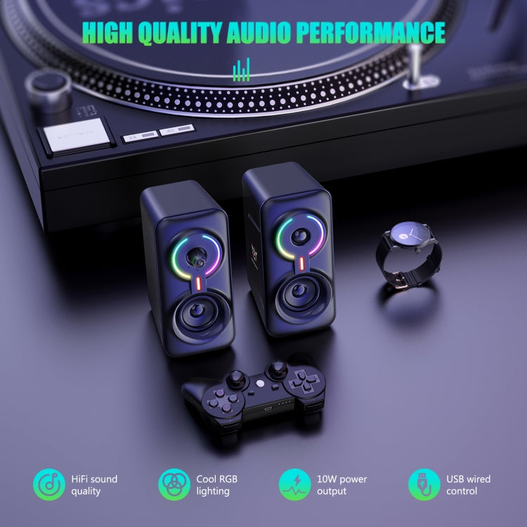 ONIKUMA L6 RGB Lighting Computer Audio con función Bluetooth, L6