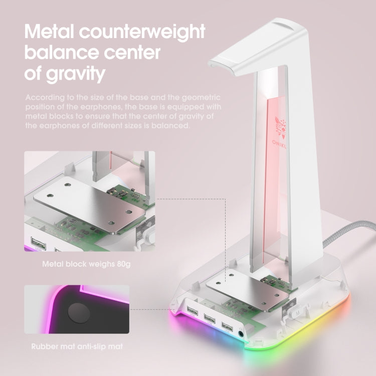 Soporte para auriculares con iluminación ONIKUMA ST-2 RGB