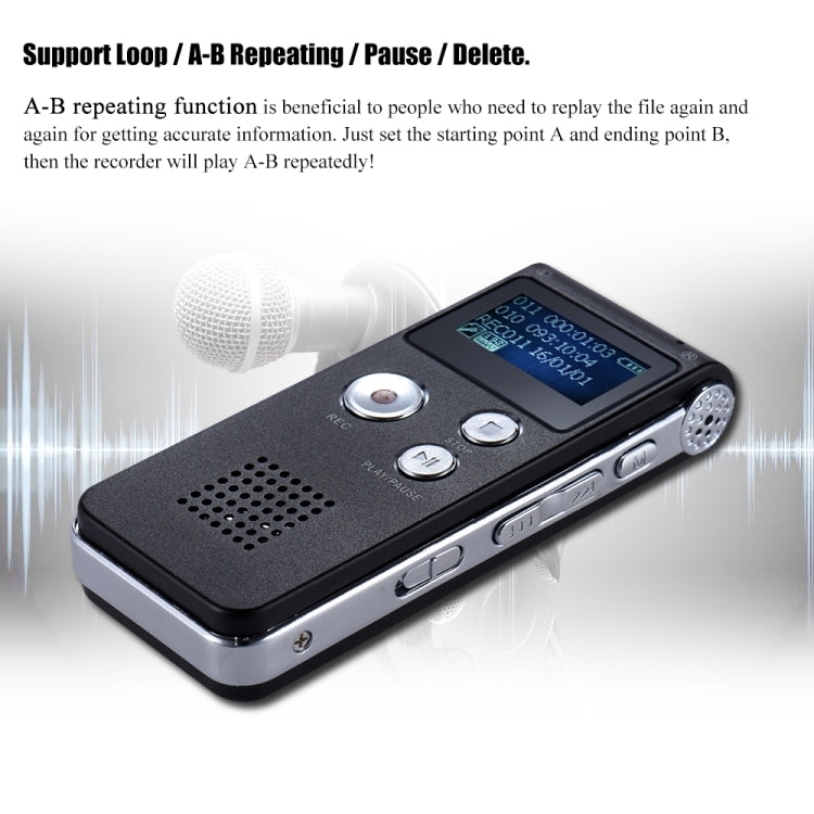 Grabadora de voz de audio digital de dictáfono USB con función VAR de reproductor de MP3 WAV, SK-012 4GB, SK-012 16GB, SK-012 32GB