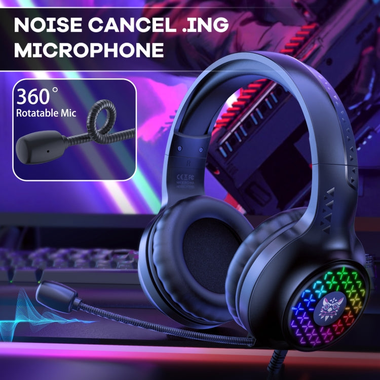 ONIKUMA X7 Pro USB + Auriculares con cable para juegos con iluminación RGB de 3,5 mm, X7 Pro