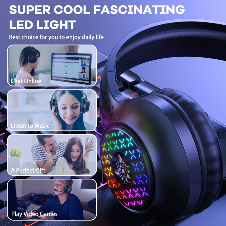 ONIKUMA X7 Pro USB + Auriculares con cable para juegos con iluminación RGB de 3,5 mm, X7 Pro