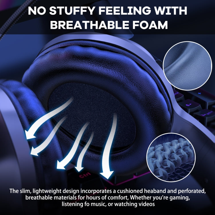 ONIKUMA X7 Pro USB + Auriculares con cable para juegos con iluminación RGB de 3,5 mm, X7 Pro