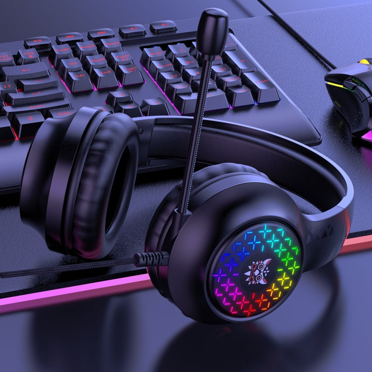 ONIKUMA X7 Pro USB + Auriculares con cable para juegos con iluminación RGB de 3,5 mm, X7 Pro