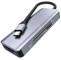 Adaptador de ranuras para tarjetas NK-3044 5 en 1 USB-C / Type-C a MS / M2 / CF / TF / SD, NK-3044