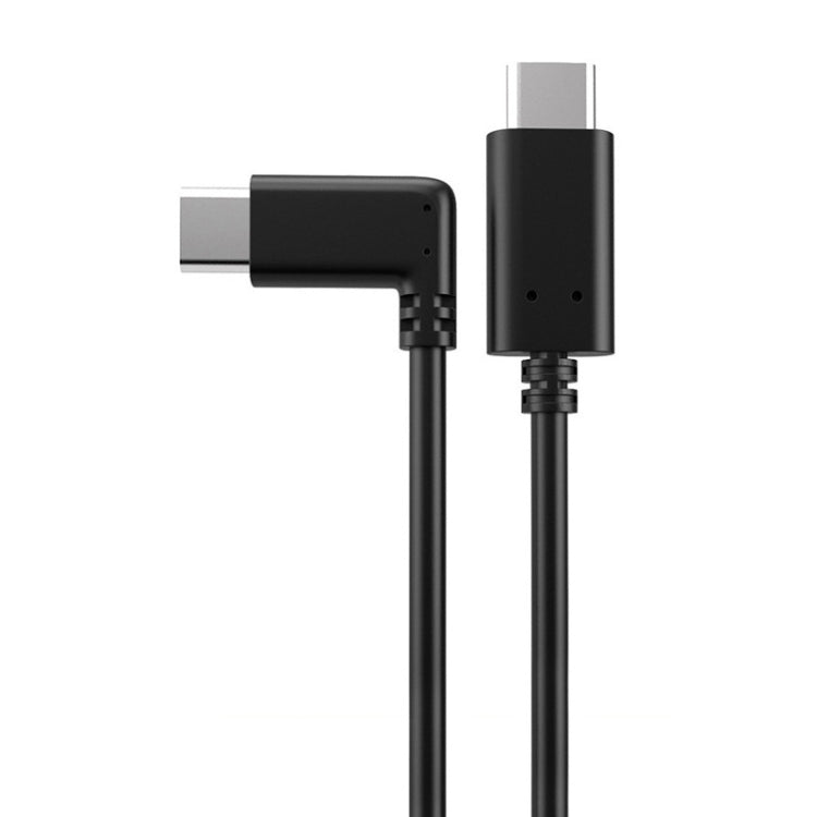 USB 3.2 Gen1 Tipo-C a USB 3.2 Gen1 Tipo-C Cable de enlace VR de codo único para Oculus Quest 1/2, 3m Single Elbow