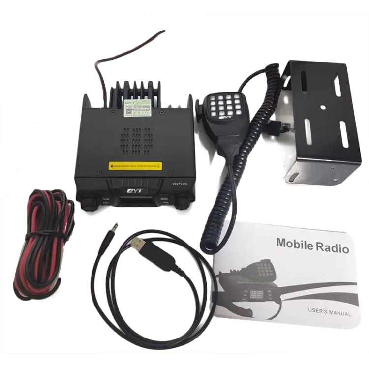 Estación de radio móvil de doble banda QYT KT-980 Plus 75W (VHF) / 55W (UHF) para vehículo, KT-980 Plus