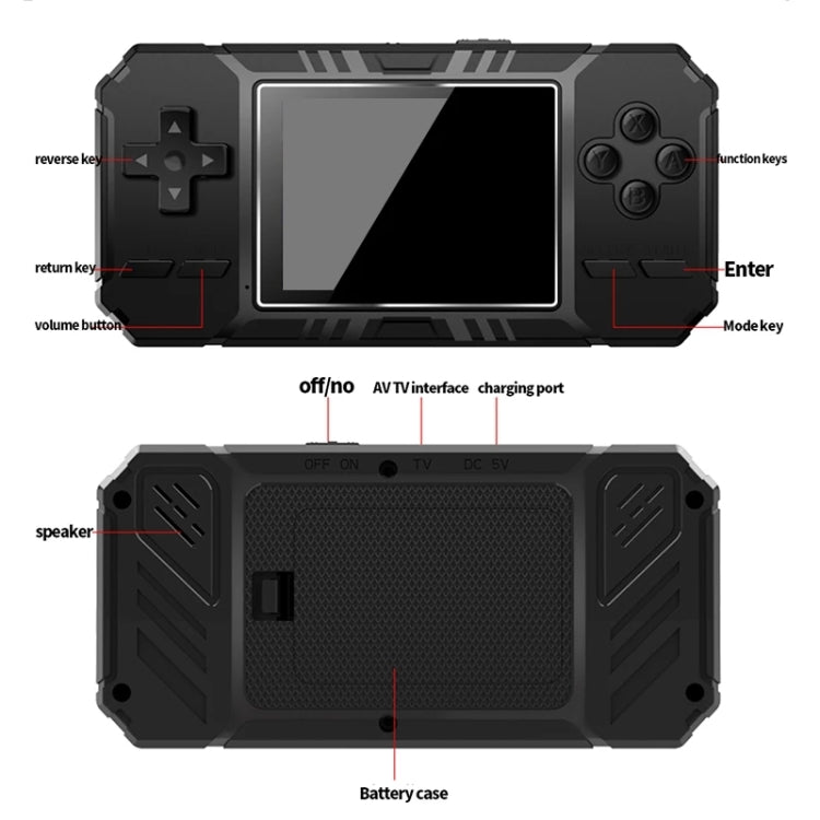 Consola de juegos portátil clásica con pantalla de 3,0 pulgadas S8 520 juegos integrados, S8 / Army Green, S8 / Black, S8 / Blue