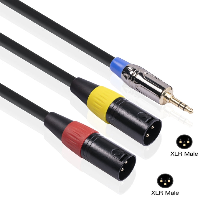 TC194BUXK108YR-30 Cable de audio macho de 3,5 mm a doble Canon macho, 3.5mm Male to Dual Canon Male