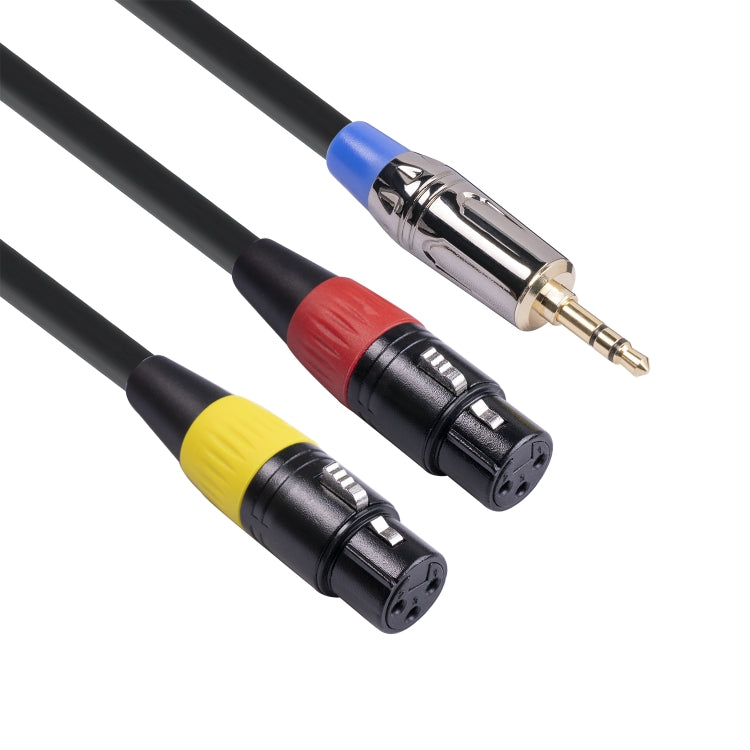 TC194BUXK107YR-30 Cable de audio macho de 3,5 mm a doble Canon hembra, 3.5mm Male to Dual Canon Female