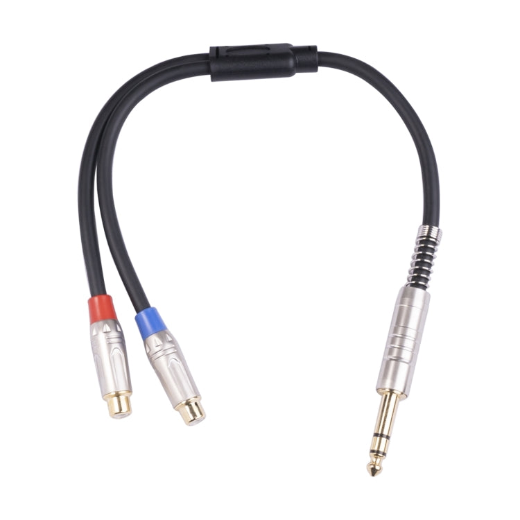 TC030YTR048-03 Cable de audio bifurcado macho a RCA doble hembra de 6,35 mm