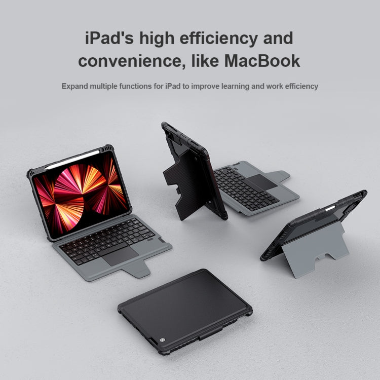 Funda protectora inteligente para tableta con teclado táctil Bluetooth NILLKIN, For iPad Air 10.9 2020 / Air 4 / Air 5 / Pro 11 2020 / 2021 / 2022