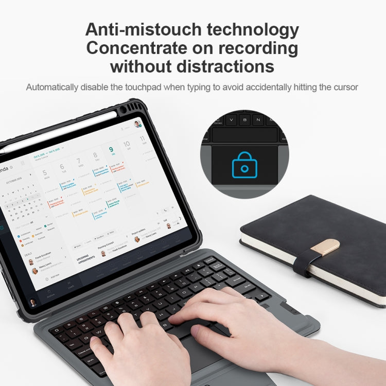 Funda protectora inteligente para tableta con teclado táctil Bluetooth NILLKIN, For iPad Air 10.9 2020 / Air 4 / Air 5 / Pro 11 2020 / 2021 / 2022