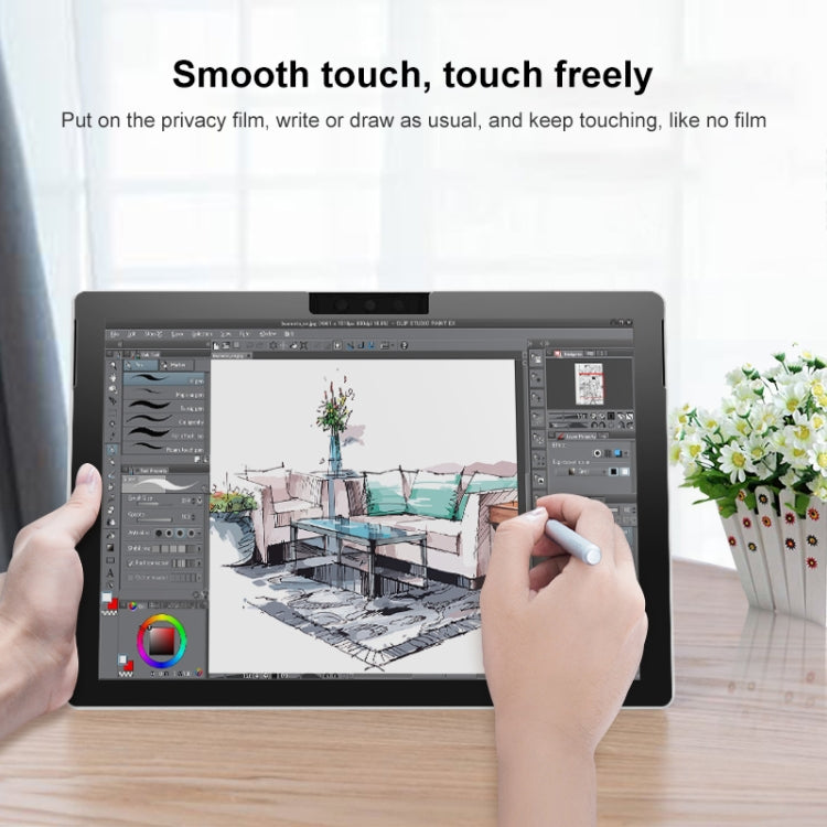 Pegamento para marco de computadora portátil Película antiespionaje, For MicroSoft Surface Pro 4 / 5 / 6 / 7+, For MicroSoft Surface Book 1 / 2 / 3, For MicroSoft Surface Go 1 / 2 / 3, For MicroSoft Surface Laptop 1 / 2 / 3, For MicroSoft Surface Pro 8...